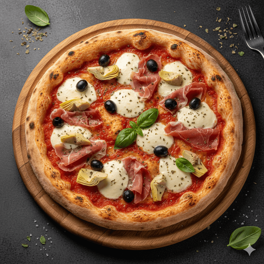 La Stagione Pizza - Pizza mit Schinken und Oliven Romanshorn